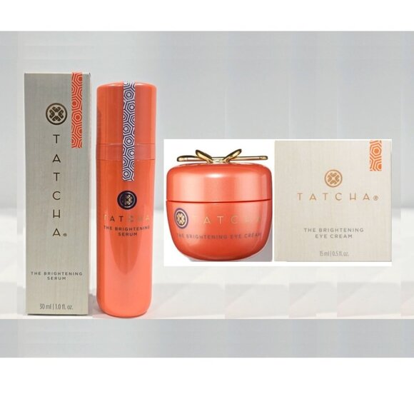 NIB's ✅TATCHA ~ The Brightening Duo ~ Serum & Eye Cream ✨ Both New in Boxes - Picture 1 of 6